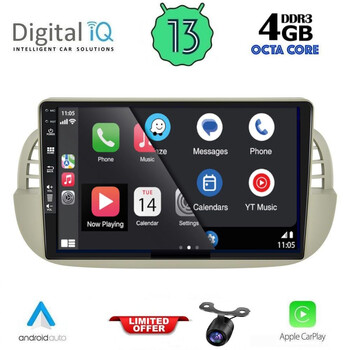 DIQ BXD 6130_CPA (9inc) MULTIMEDIA TABLET for FIAT 500 mod. 2007-2015