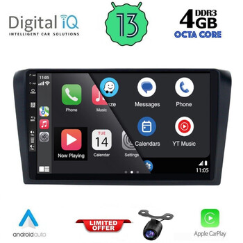 DIQ BXD 6365_CPA (9inc) MULTIMEDIA TABLET for MAZDA 3 mod. 2003-2008
