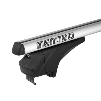 14710/MB ΜΠΑΡΕΣ ΑΛΟΥΜΙΝΙΟΥ ARIEM XL 131,5 cm ΣΕ ΑΣΗΜΙ ΧΡΩΜΑ ΓΙΑ ΟΡΟΦΗ ΜΕ FLUSH ΚΑΙ RAISED RAILS MENABO - 2 ΤΕΜ.