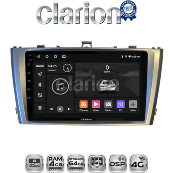 CLARION GL72027G Οθόνη OEM Multimedia Αυτοκινήτου για Toyota Avensis 2009 > 2016 (CarPlay/AndroidAuto/BT/GPS/WIFI/GPRS) electriclife