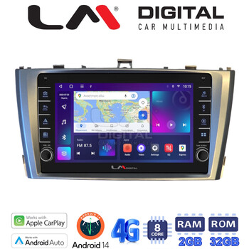 LM Digital - LM ZG8027G GPS Οθόνη OEM Multimedia Αυτοκινήτου για Toyota Avensis 2009 > 2016 (CarPlay/AndroidAuto/BT/GPS/WIFI/GPRS) electriclife