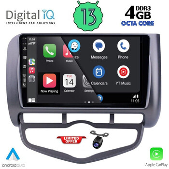 DIQ BXD 6210_CPA A/C (9inc) MULTIMEDIA TABLET for HONDA JAZZ mod. 2002-2008