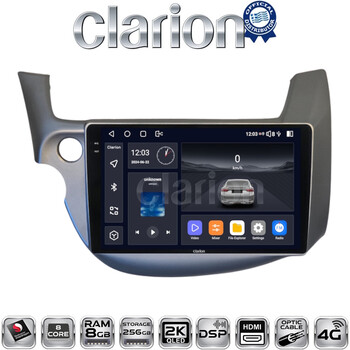 CLARION GL75549G Οθόνη OEM Multimedia Αυτοκινήτου για Honda Jazz 2008 > 2012 (CarPlay/AndroidAuto/BT/GPS/WIFI/GPRS) electriclife