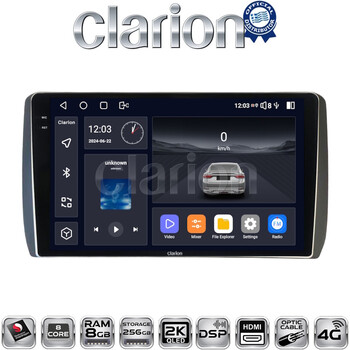 CLARION GL75885 Οθόνη OEM Multimedia Αυτοκινήτου για Toyota Urban - IST 2007 > 2016 (CarPlay/AndroidAuto/BT/GPS/WIFI/GPRS) electriclife