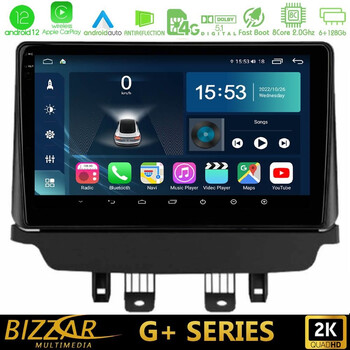Bizzar g+ Series Mazda 2 2014-2021 8core Android12 6+128gb Navigation Multimedia Tablet 9" u-g-Mz1091