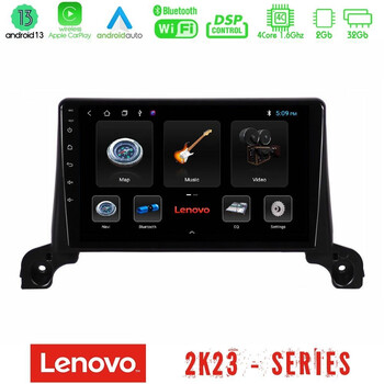 Lenovo car pad Peugeot 3008/5008 2017-2023 4core Android 13 2+32gb Navigation Multimedia Tablet 9" u-len-Pg0433
