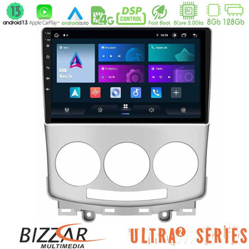 Bizzar Ultra Series Mazda 5 2004-2010 8core Android13 8+128gb Navigation Multimedia Tablet 9" u-ul2-Mz0754