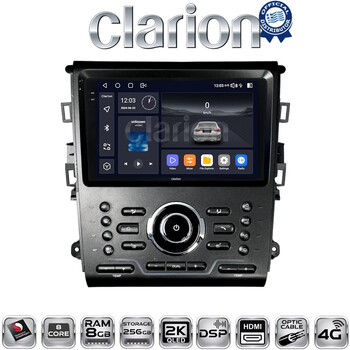 CLARION GL75370 Οθόνη OEM Multimedia Αυτοκινήτου για Ford Mondeo 2014> (CarPlay/AndroidAuto/BT/GPS/WIFI/GPRS) electriclife