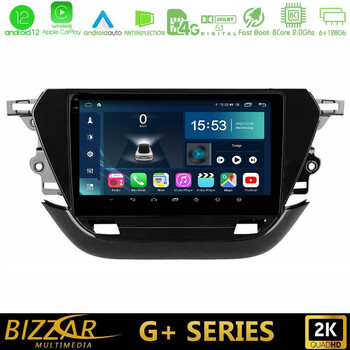 Bizzar g+ Series Opel Corsa f 2019-2023 8core Android12 6+128gb Navigation Multimedia Tablet 9" u-g-Op1740