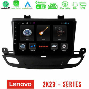 Lenovo car pad Opel Insignia 2 2017-2020 4core Android 13 2+32gb Navigation Multimedia Tablet 9" u-len-Op1402