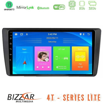 Bizzar 4t Series Skoda Octavia 2004-2012 4core Android13 2+32gb Navigation Multimedia Tablet 9" u-lvb-Sk1914