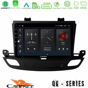 Cadence qg Series 8core Android13 4+64gb Opel Insignia 2 2017-2020 navigation Multimedia Tablet 9" u-qg-Op1402