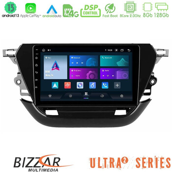 Bizzar Ultra Series Opel Corsa f 2019-2023 8core Android13 8+128gb Navigation Multimedia Tablet 9" u-ul2-Op1740
