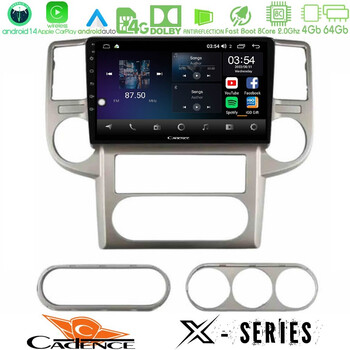 Cadence x Series Nissan x-Trail 2003-2007 8core Android 14 4+64gb Navigation Multimedia Tablet 9" u-x-Ns1502