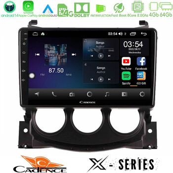 Cadence x Series Nissan 370z 2009-2013 8core Android 14 4+64gb Navigation Multimedia Tablet 9" u-x-Ns2078
