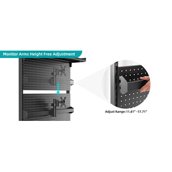 Pegboard Αξεσουάρ Γραφείων - Eureka Ergonomic APRB-01B-US
