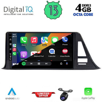DIQ BXD 6709_CPA (9inc) MULTIMEDIA TABLET for TOYOTA CH-R mod. 2017-2024