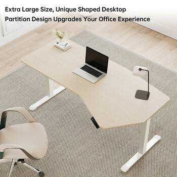 Γραφείο - Eureka Ergonomic® ERK-EDI-HTG-MW 177.8x96.52x75-122 εκ.