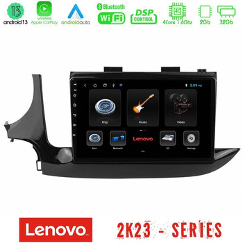 Lenovo car pad Opel Mokka 2016-2020 4core Android 13 2+32gb Navigation Multimedia Tablet 9" u-len-Op0101