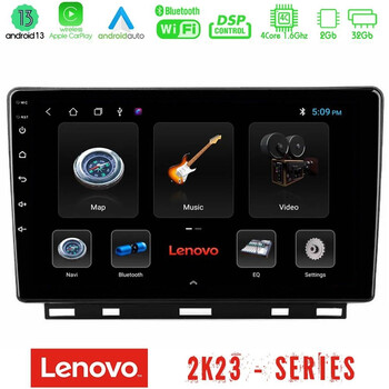 Lenovo car pad Renault Clio 5 2020-2024 4core Android 13 2+32gb Navigation Multimedia Tablet 9" u-len-Rn1389