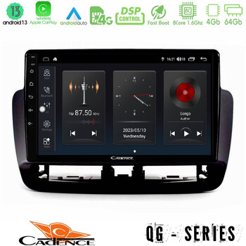 Cadence qg Series 8core Android13 4+64gb Seat Ibiza 2012-2015 Navigation Multimedia Tablet 9" u-qg-St1832bl