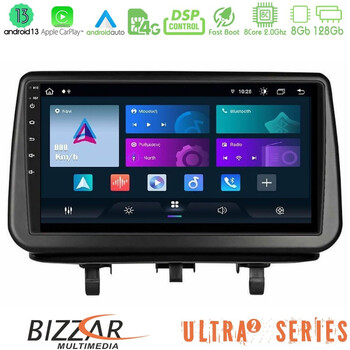 Bizzar Ultra Series Opel Meriva b 2010-2017 8core Android13 8+128gb Navigation Multimedia Tablet 9" u-ul2-Op1342