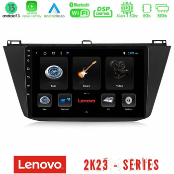 Lenovo car pad vw Tiguan 2016-2022 4core Android 13 2+32gb Navigation Multimedia Tablet 9" u-len-Vw0082