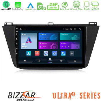 Bizzar Ultra Series vw Tiguan 2016-2022 8core Android13 8+128gb Navigation Multimedia Tablet 9" u-ul2-Vw0082