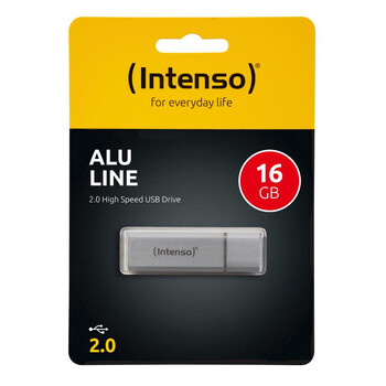 Intenso USB 2.0 Stick 16GB Alu Line Silver (3521472) (NSO3521472)
