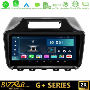 Bizzar g+ Series Toyota iq 2008 – 2015 8core Android12 6+128gb Navigation Multimedia Tablet 9" u-g-Ty2197