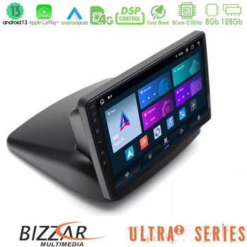 Bizzar Ultra Series Fiat Doblo 2002 – 2009 8core Android13 8+128gb Navigation Multimedia Tablet 9" u-ul2-Ft1892