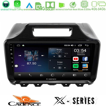 Cadence x Series Toyota iq 2008 – 2015 8core Android 14 4+64gb Navigation Multimedia Tablet 9" u-x-Ty2197
