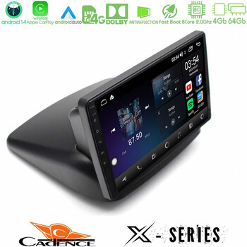 Cadence x Series Fiat Doblo 2002 – 2009 8core Android 14 4+64gb Navigation Multimedia Tablet 9" u-x-Ft1892