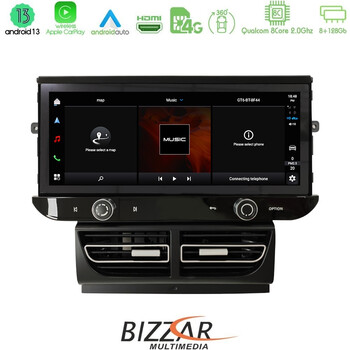 Bizzar oem Porsche Macan 2014-2017 8core Android13 8+128g Navigation Multimedia 12.3" u-am-Pcc8600