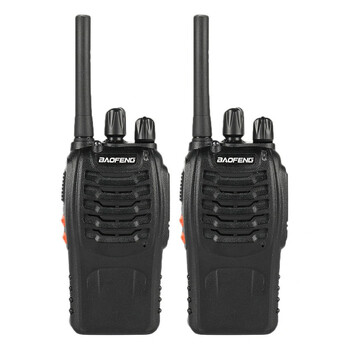 BAOFENG σετ ασύρματοι πομποδέκτες BF-88E, PMR, 0.5W, μαύρο, 2τμχ
