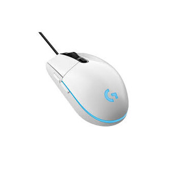 Logitech G203 Lightsync Gaming Mouse USB white (910-005797) (LOGG203WH)
