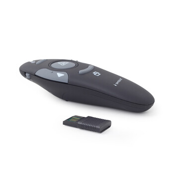 GEMBIRD WIRELESS PRESENTER WITH LASER POINTER BLACK
