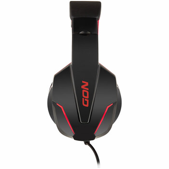 Nod g-hds-001 Gaming Headset Black With red led