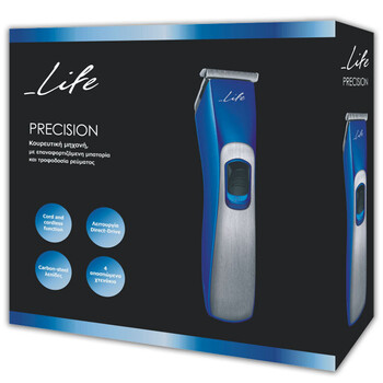 Life Precision Hair Clipper Cord & Cordless, Blue