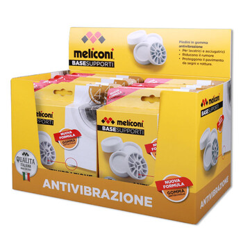 Meliconi 656102 Base Supporti Anti-Vibration Mounts for Wash/dryer Machine