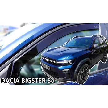 ΑΝΕΜ.13127 ΑΝΕΜΟΘΡΑΥΣΤΕΣ ΓΙΑ DACIA BIGSTER 5D 2024+ ΖΕΥΓΑΡΙ ΑΠΟ ΕΥΚΑΜΠΤΟ ΦΙΜΕ ΠΛΑΣΤΙΚΟ HEKO - 2 ΤΕΜ