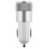 LAMTECH METAL 2 USB 2,1A CAR CHARGER FOR MOBILE PHONES SILVER