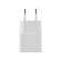 LAMTECH TRAVEL WALL CHARGER 2.4A WITH 2xUSB WHITE