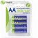 ENERGENIE RECHARGEABLE AA INSTANT BATTERIES READY TO USE 2000MAH 4PCS RETAIL PACK