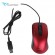 ALCATROZ USB SILENT MOUSE STEALTH 5 M.RED