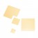 Σετ Επιτοίχιοι Καθρέπτες σε Τετράγωνο Σχήμα Χρώματος Χρυσό 7 τμχ Home Deco Factory HD4373-Pattern