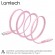LAMTECH TYPE-C FLAT CHARGING CABLE 1M PINK