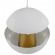 Μοντέρνο Κρεμαστό Φωτιστικό Οροφής Μονόφωτο Λευκό Μεταλλικό Φ35 GloboStar SEVILLE WHITE 01268