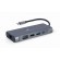GEMBIRD USB TYPE-C 7-IN-1 MULTIPORT ADAPTER (HUB3.0+HDMI+VGA+PD+CARD READER+STEREO AUDIO)