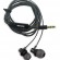 AIWA STEREO 3,5MM IN-EAR WITH REMOTE AND MIC BLACK